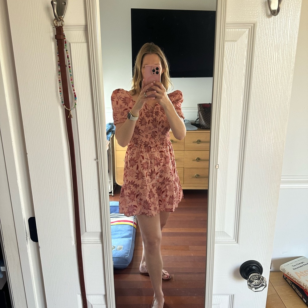 Floral Puff Sleeve Dress